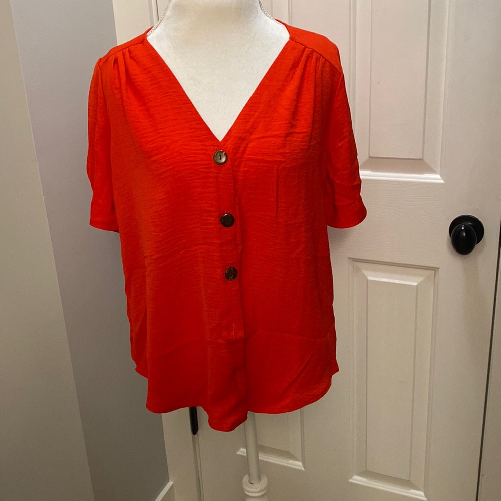 W5 Red Blouse